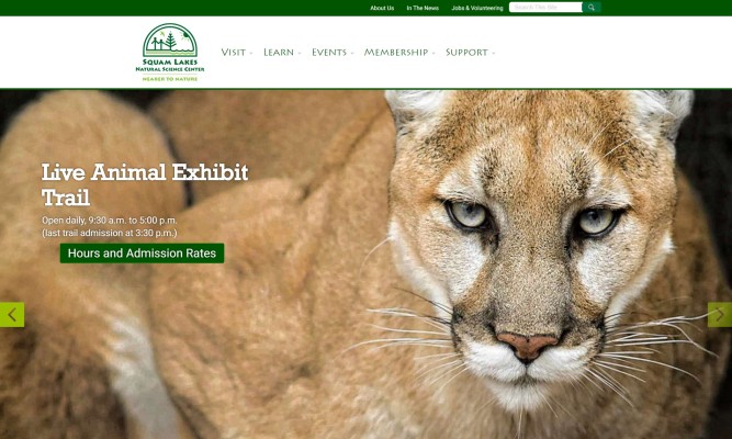 Squam Lakes Natural Science Center Website