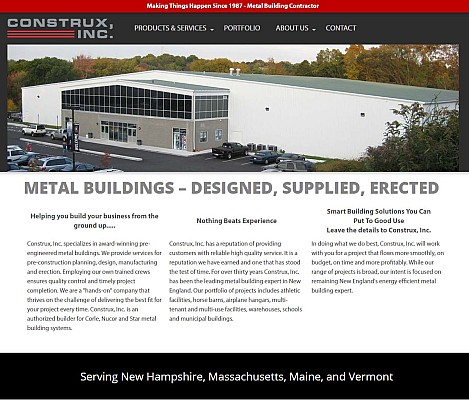 Construx, Inc. Website