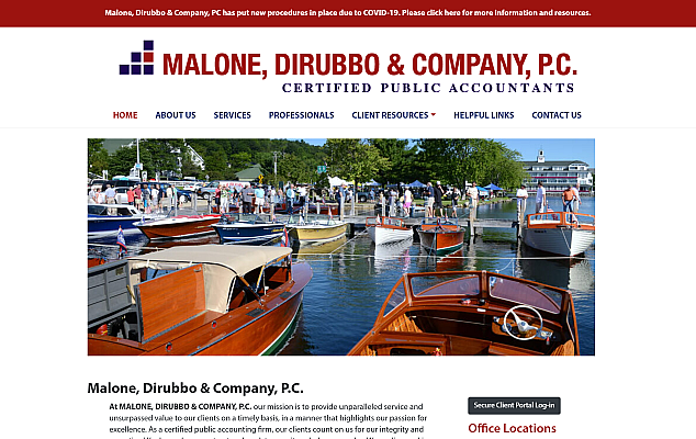 Malone, Dirubbo & Company, P.C. Website